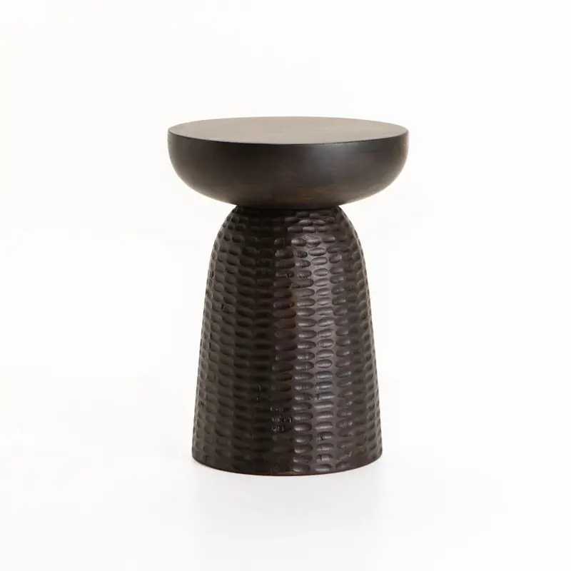 SONA SOLID WOOD SIDE TABLE