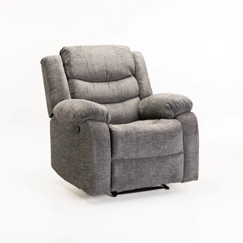 BAZ FABRIC ARMCHAIR RECLINER - GREY