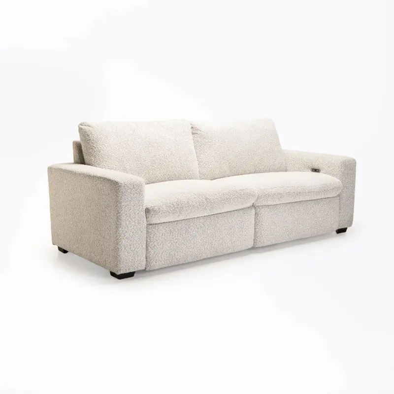 LEO FABRIC ELECTRIC POWER 3 SEATER RECLINER