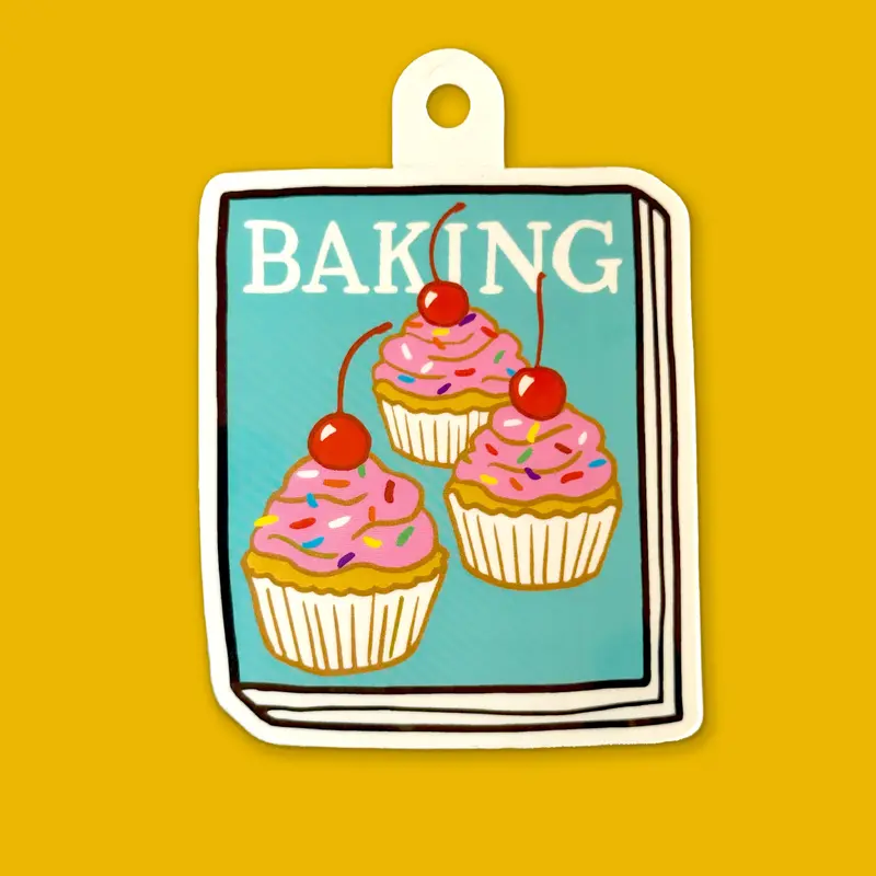 Book Sticker: Baking