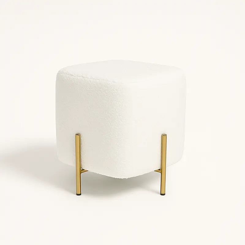 Calvin Ottoman Cream Upf030