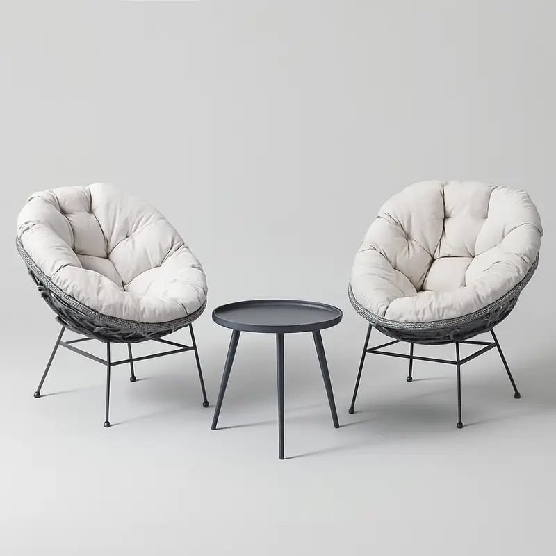 Jenner 3pce Rattan Outdoor Hotel  Set Rc-2007, Rt-703