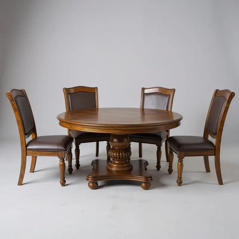 Lincoln 7pce Round Dining Set