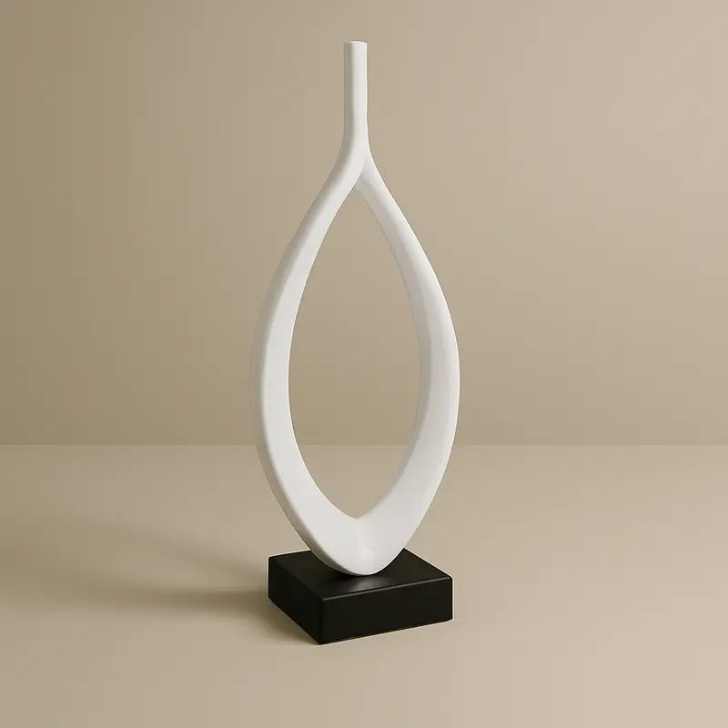 Verticle Eye Vase With Base Can498-A