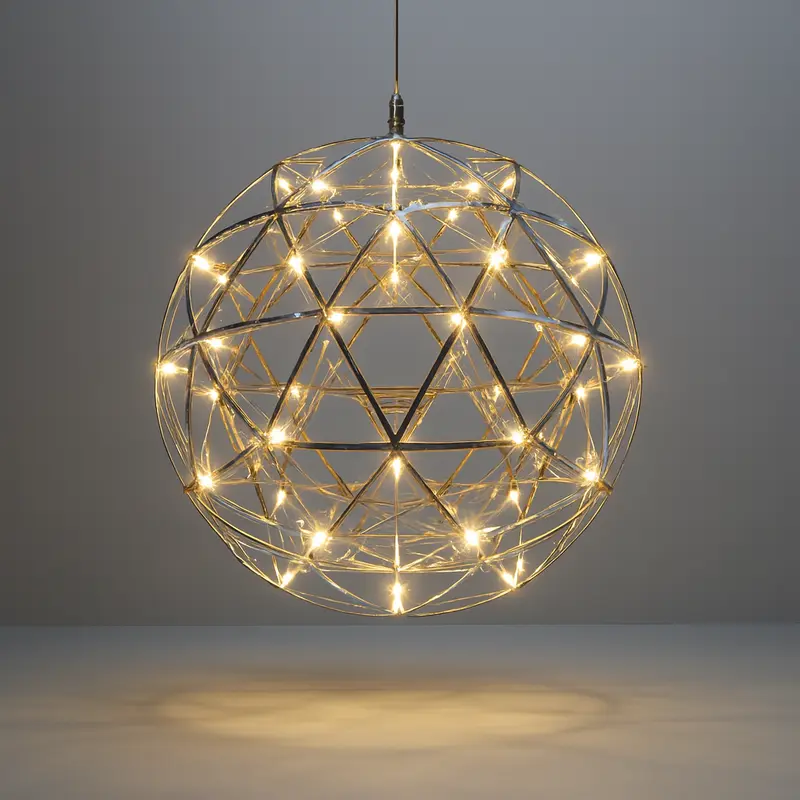 Chandelier S-Ball 300Mm Gold