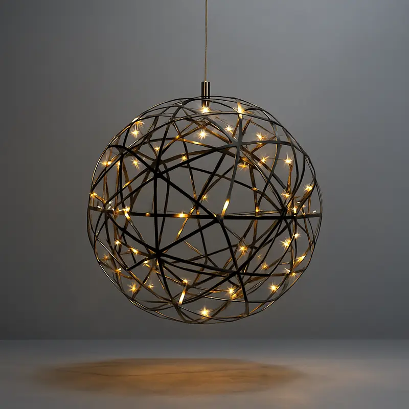 Chandelier S-Ball 400Mm Black