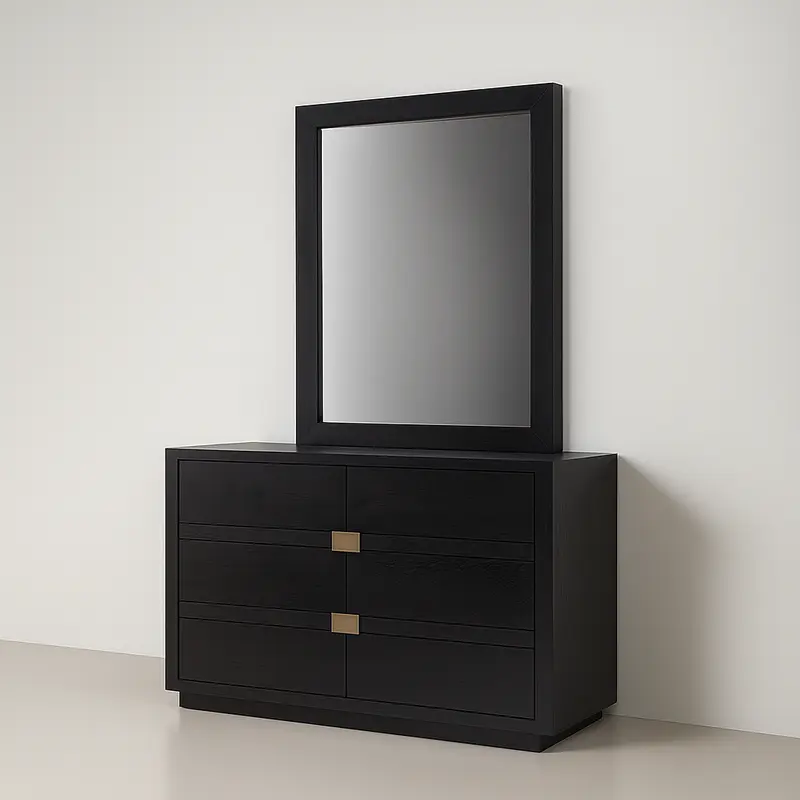 Luxe Dresser And Mirror