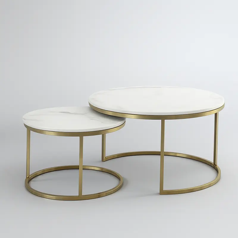 Mars Set Of 2 Coffee Table Gold
