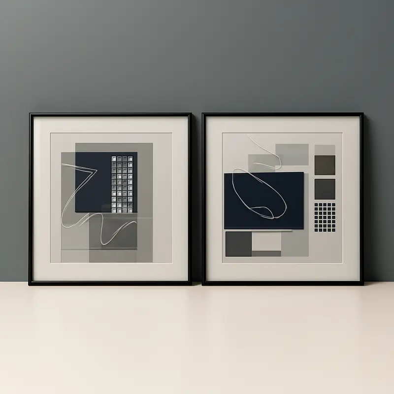 Basel Style Frame LTZ-21090032AB 80*80 SET OF 2