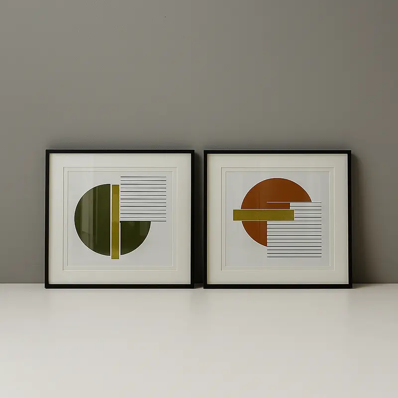 Basel Style Frame LTZ-21090073/74 80*80 SET OF 2