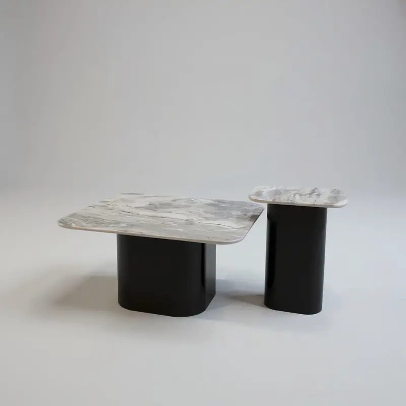 Gayle Set of 2 Coffee Table Marble JS1104