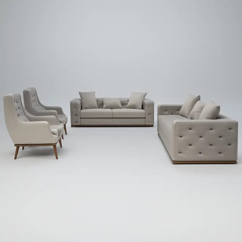 Vintage MK2 4pce Fabric Lounge Suite