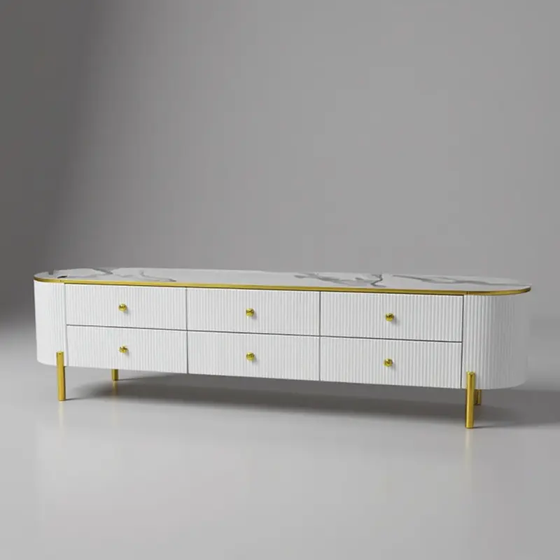 Zak Tv Stand White Dy-101