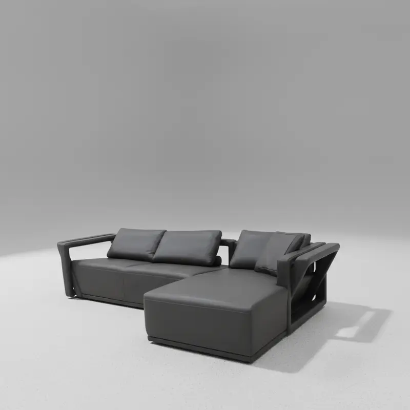 Dita Incro Full Leather Daybed Sofa