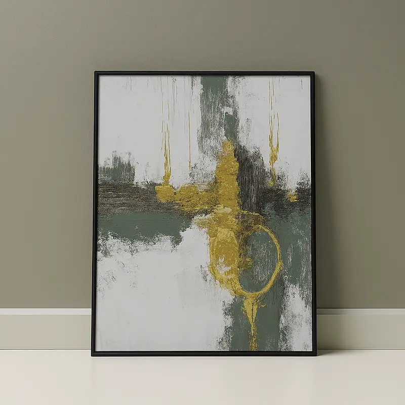 Framed Canvas Painting Es-20 M3545Mbk 104X154