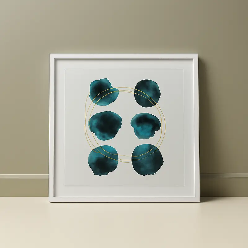 Framed Prints With Glass Es-43 M2030 83X83