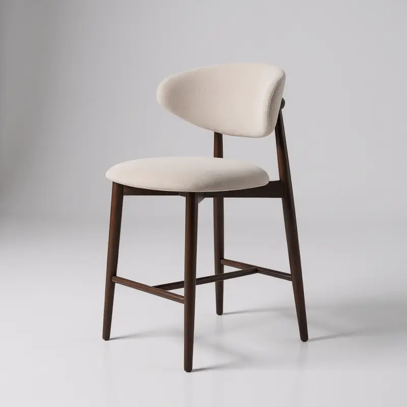 Verona Linen Bar Stool