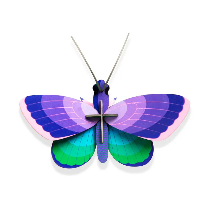 3D DIY Decorative Insects - Blue Copper Bfly