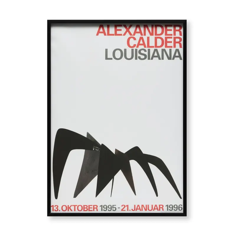 Alexander Calder Louisiana Museum 1995-1996 Framed Poster