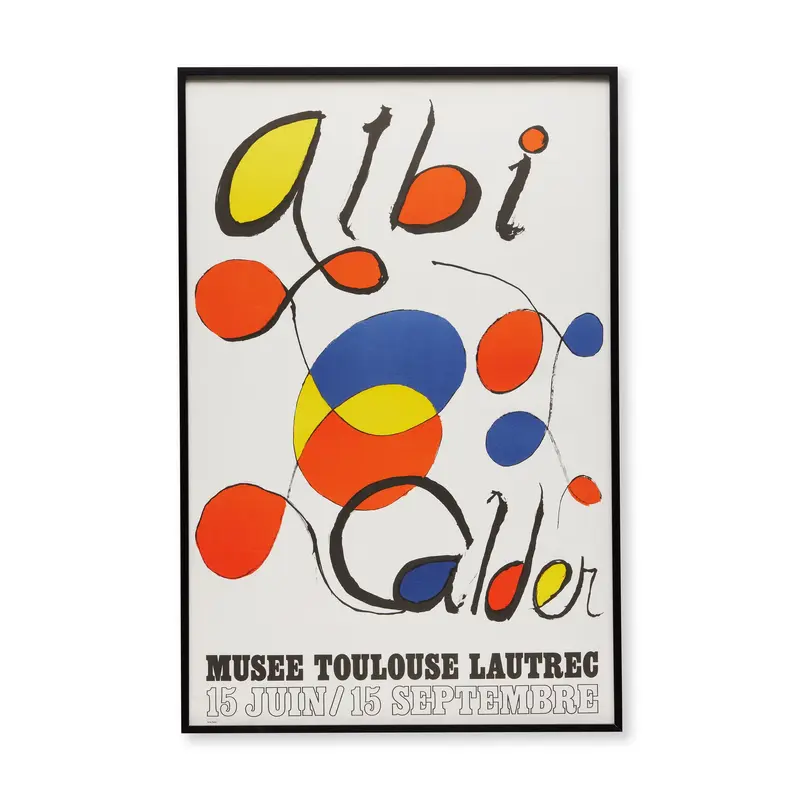 Alexander Calder Muse Toulouse Lautrec Framed Poster