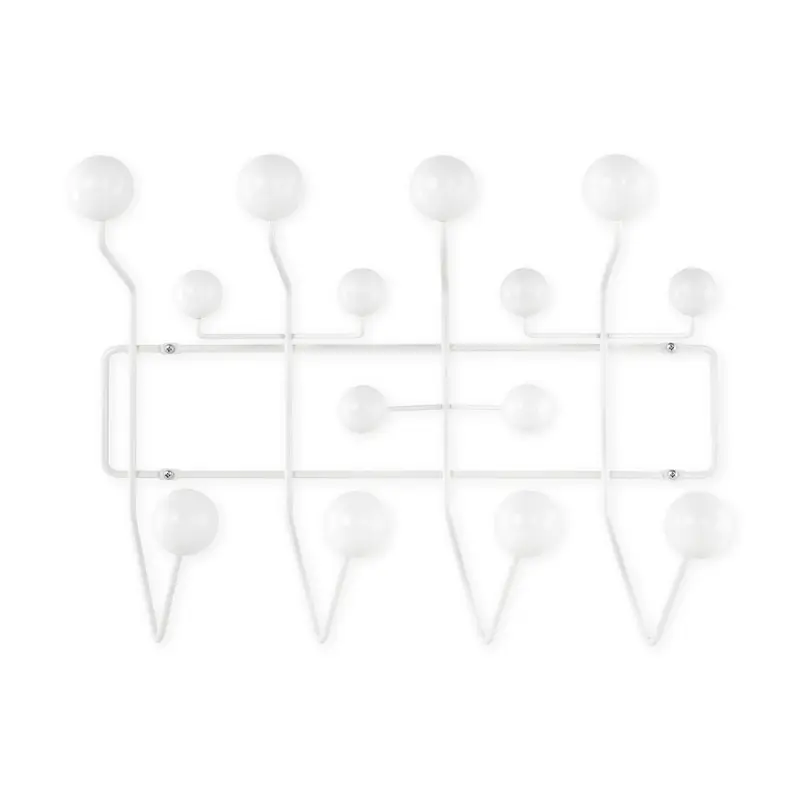 Eames Hang-It-All Coat Rack from Herman Miller - White/ White