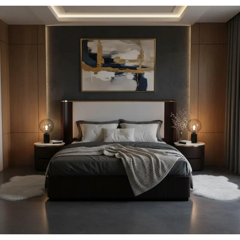 Ozzo Queen Extra Length Bedroom