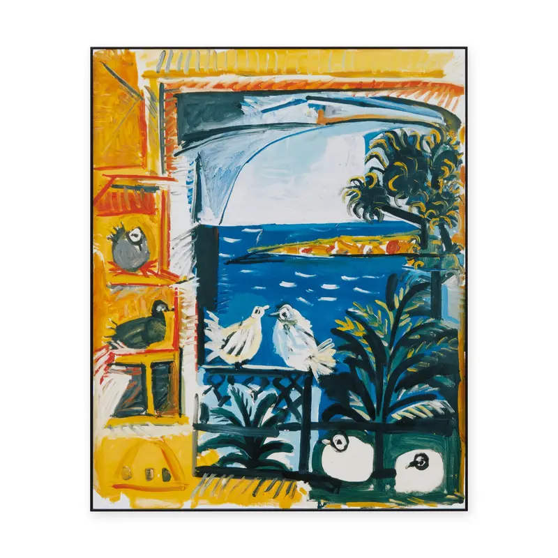 Pablo Picasso The Pigeons Framed Print