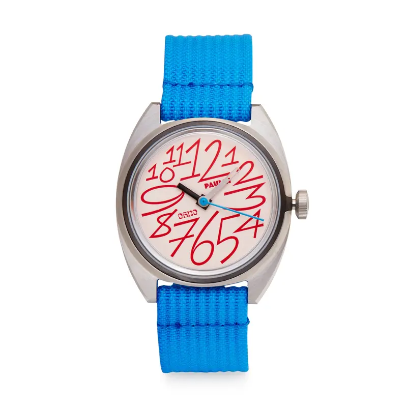 Paulin OH no Modul Quartz Watch - Red/ Blue