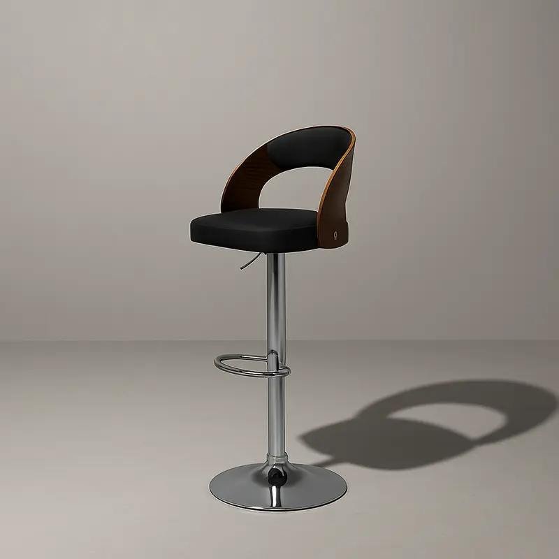 Portofino Bar Chair Walnut AC-1088