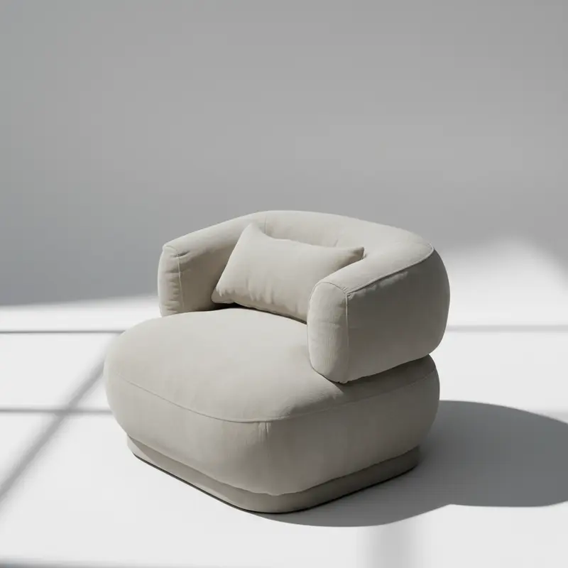 Sergio Fabric Leisure Chair