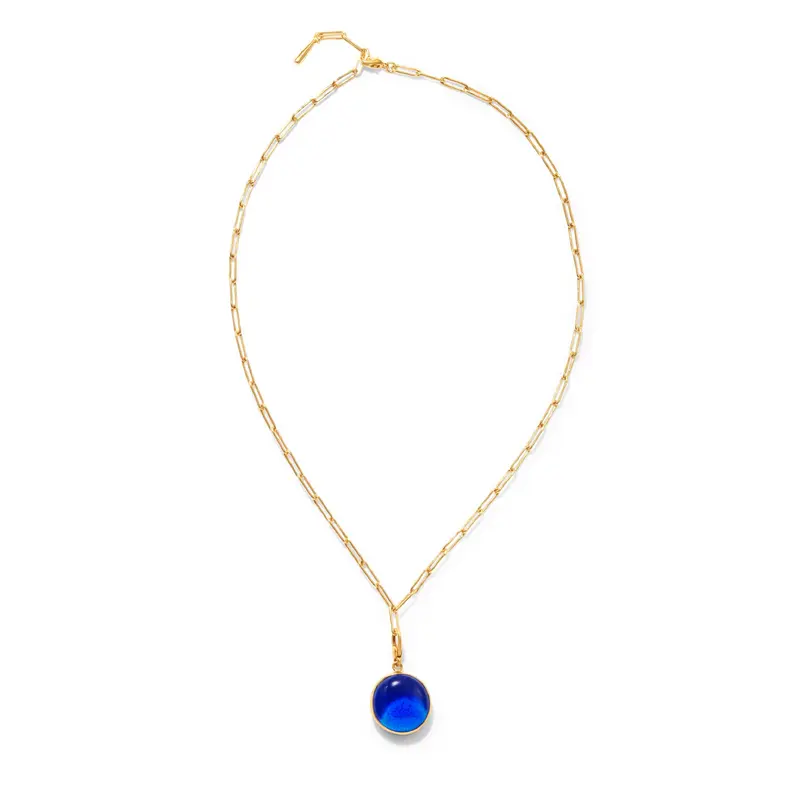 Soko Gold-Plated Umbo Circle Charm Necklace