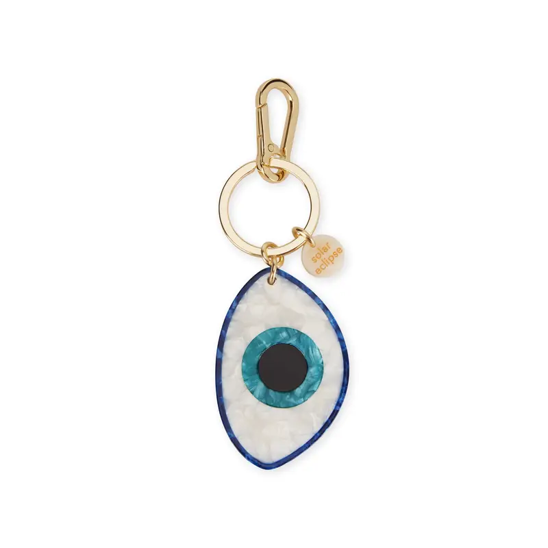 Solar Eclipse Keyring Bag Charm - Evil Eye