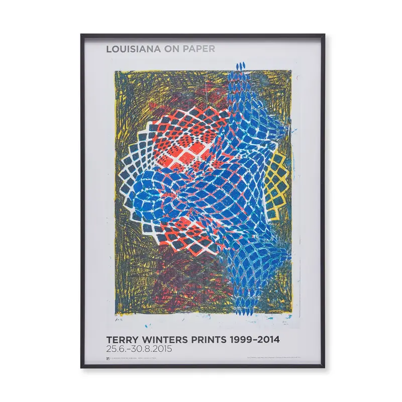 Terry Winters Fate Map Rare Poster