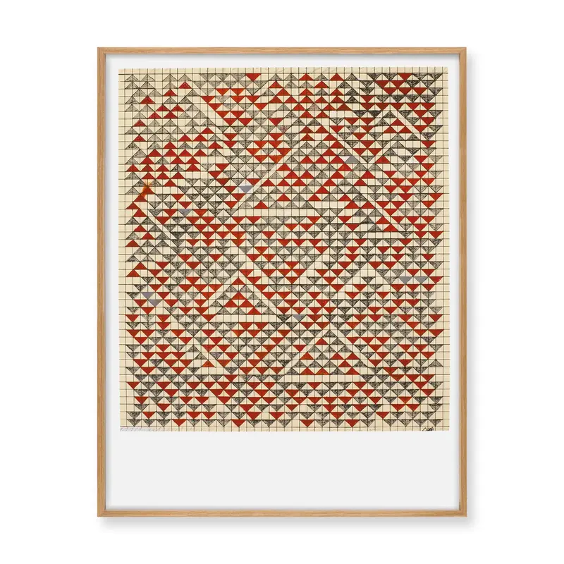 Anni Albers Study for Camino Real Framed Poster