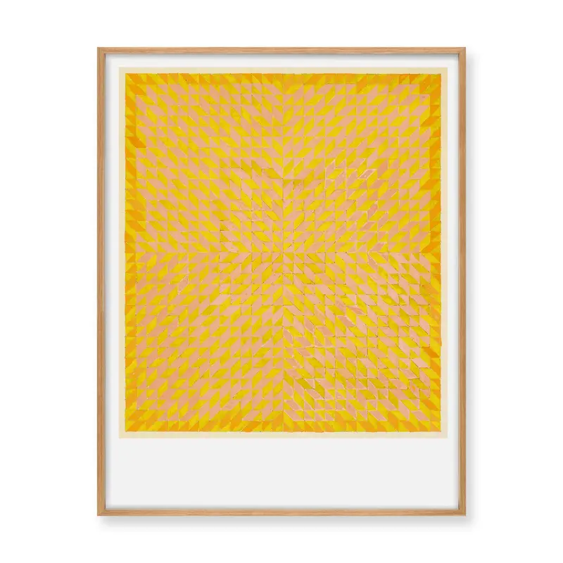 Anni Albers Study for Do I Framed Poster