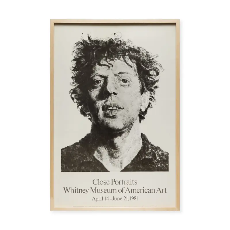 Chuck Close Portraits Framed Poster