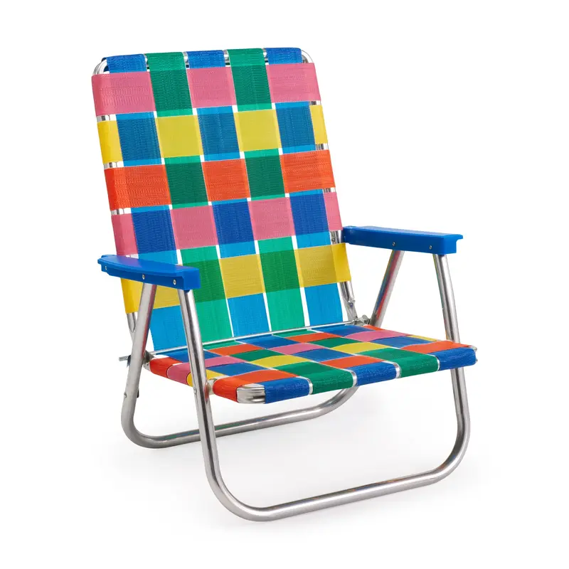 Classic Lawn Chair - Retro Rainbow