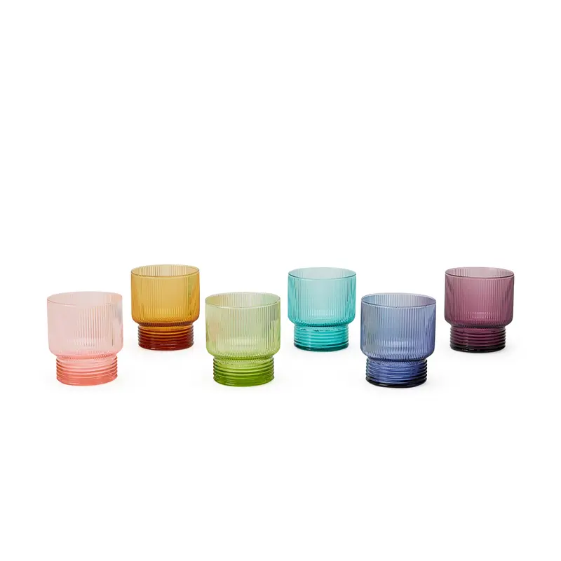 Todo Modo Stacking Glass Tumblers - Set of 6