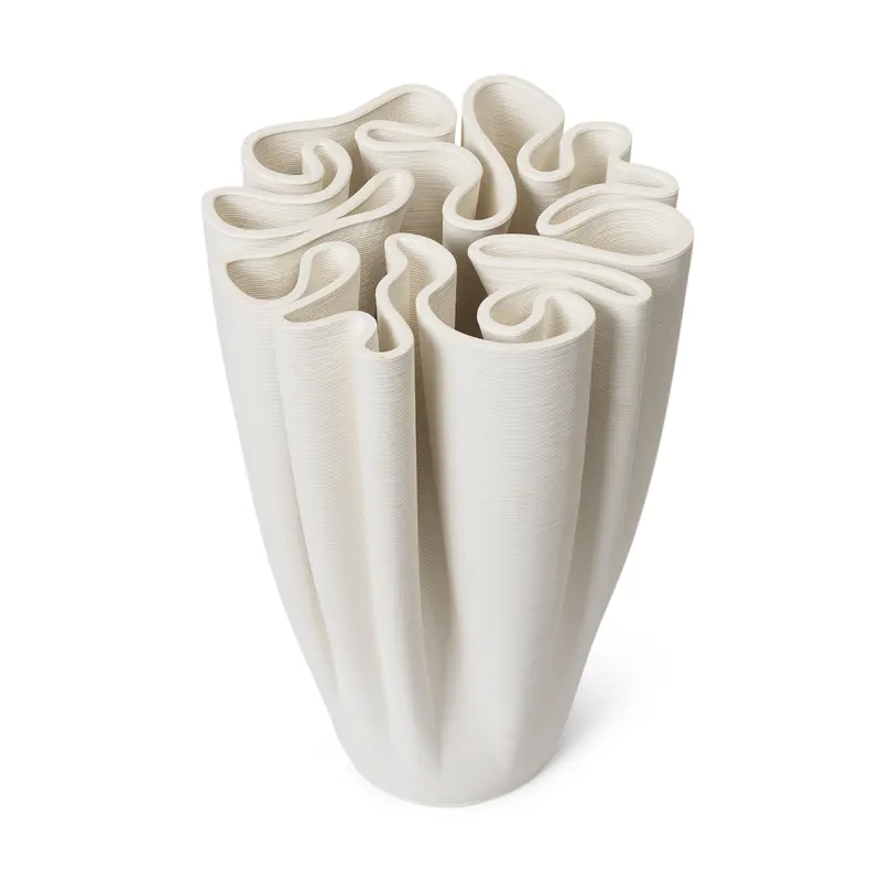 3D-Printed Ceramic Dedali Vase - One Size