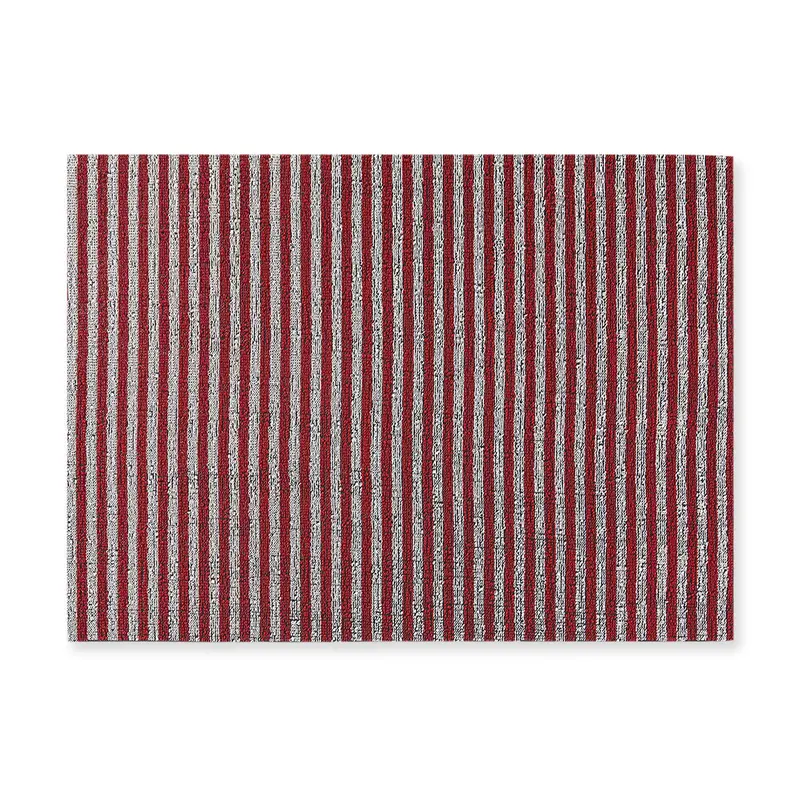Chilewich Breton Stripe Shag Mat - Candy