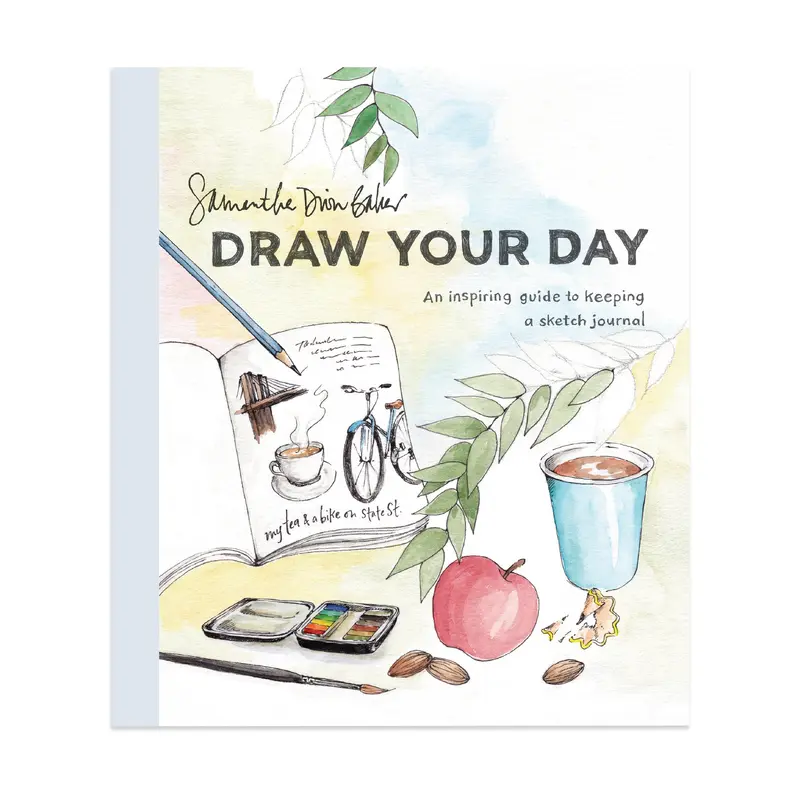 Draw Your Day:An Inspiring Guide to Keeping a Sketch Journal Activity Book - Paperback