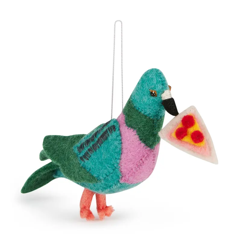 NYC Felt Ornament - Pigeon