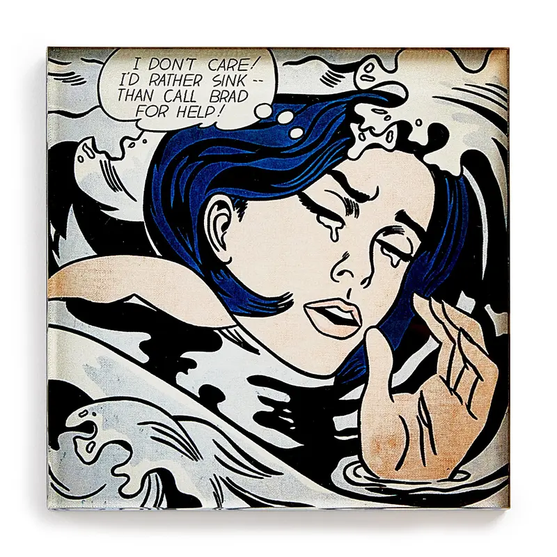 Roy Lichtenstein: Drowning Girl Magnet