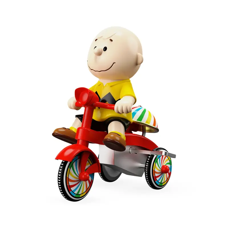 Super7 Snoopy & Peanuts Super Cycle Wind-Up Figure - Charlie Brown