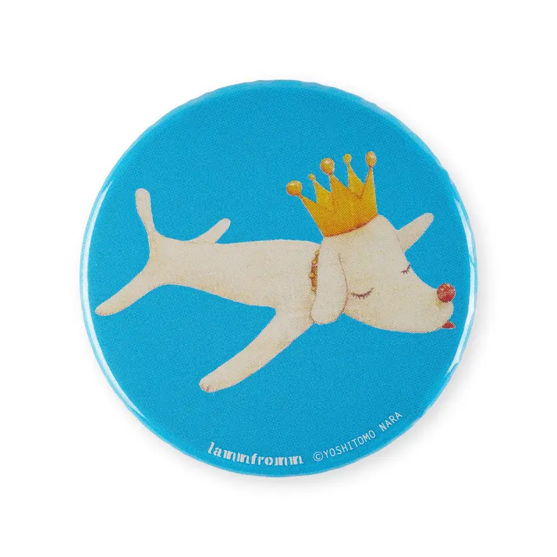 Yoshitomo Nara Metal Button Badge - Dog