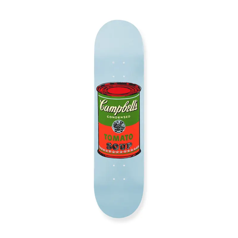 Andy Warhol: Skateboard Colored Campbell's Soup Cans - Red