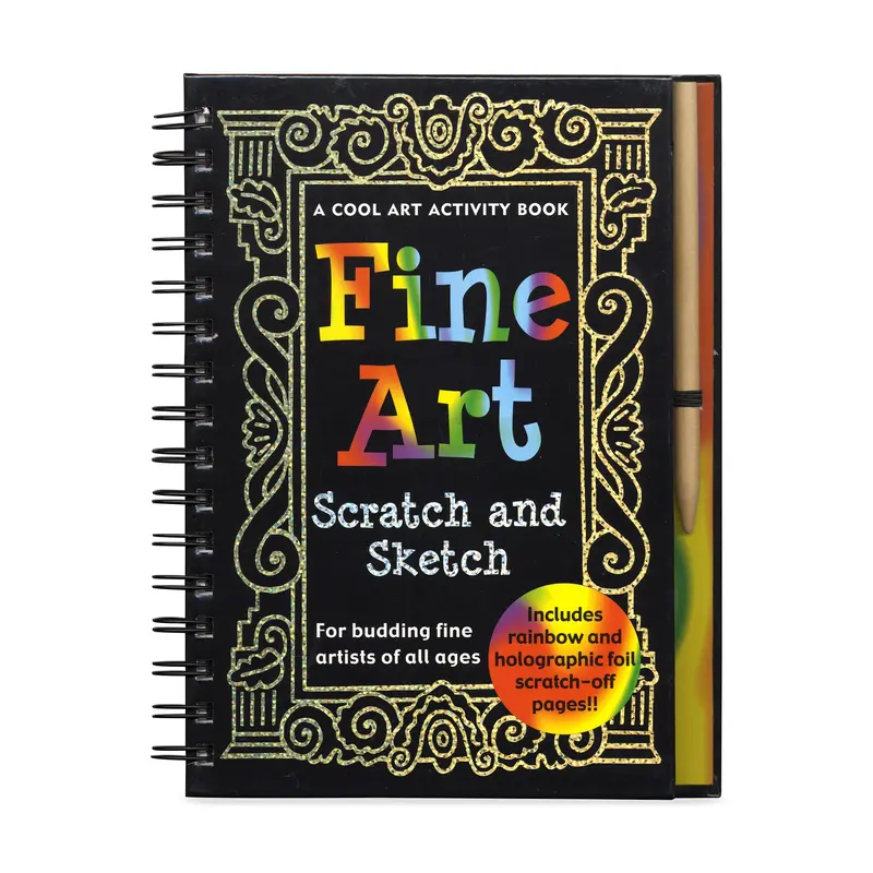 Fine Art Scratch and Sketch: A Cool Art Activity Book for Budding Fine Artists of All Ages.