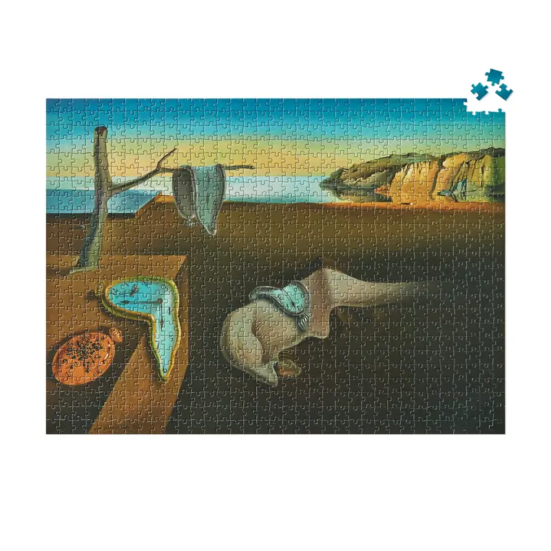 Salvador Dal Persistence of Memory Jigsaw Puzzle - 840 Pieces