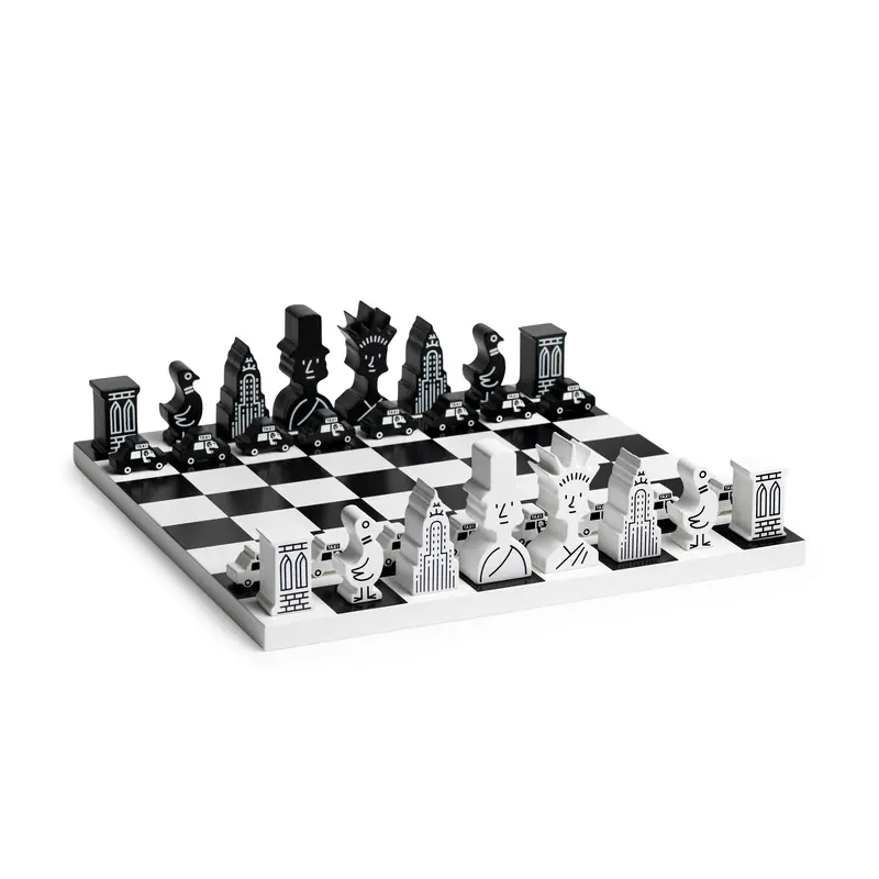 The New Yorker Magazine Chess Set
