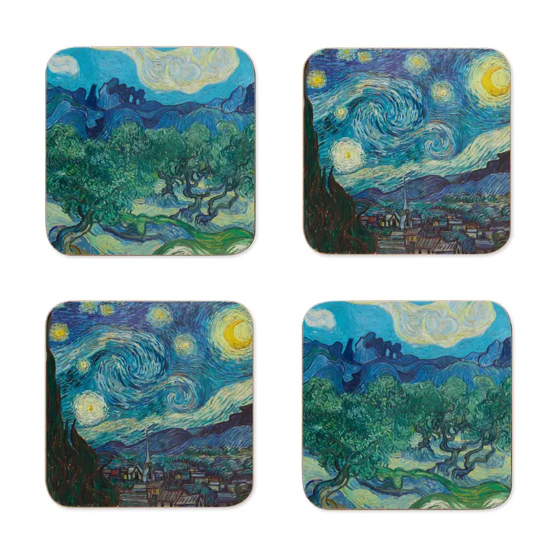 Vincent van Gogh Coasters - Set of 4